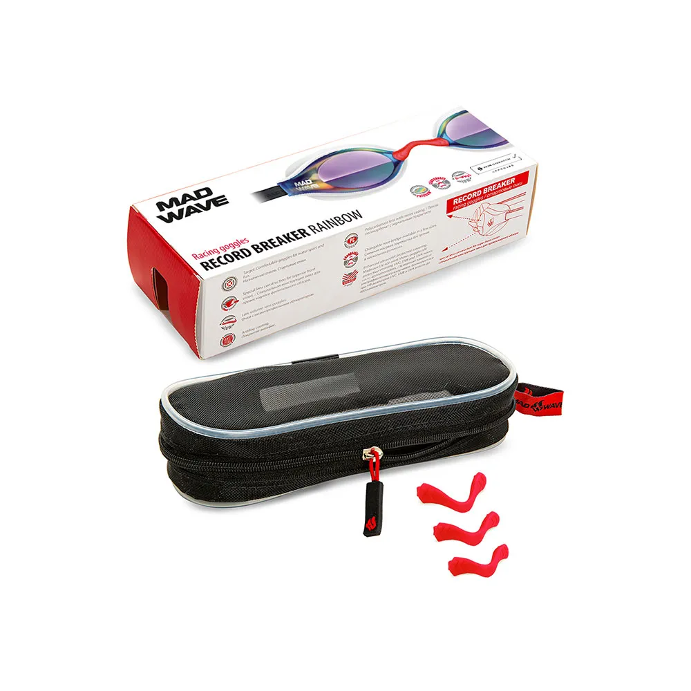 Madwave Record Breaker Rainbow Speil-svømmebriller unisex