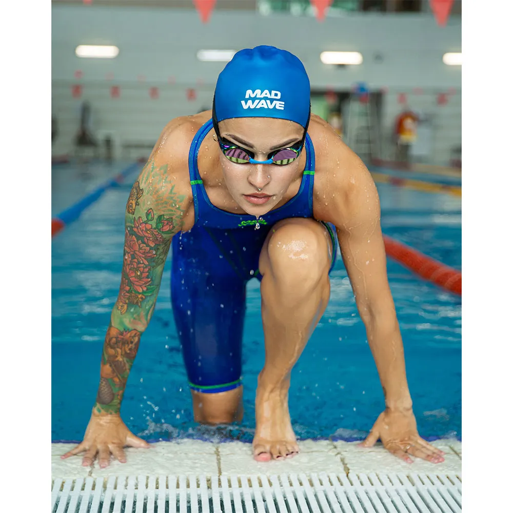 Madwave Record Breaker Rainbow Speil-svømmebriller unisex
