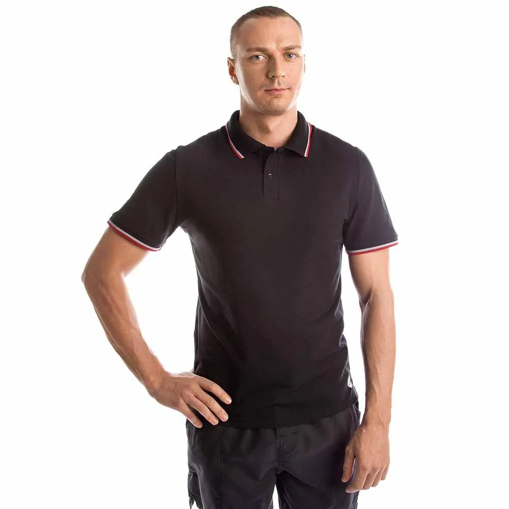 Madwave Solids Kortermet Poloskjorte male, Black, XL