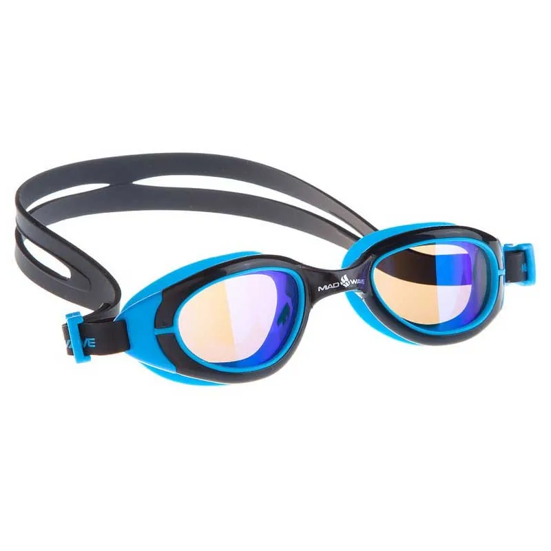 Madwave Sun Bloker Svømmebriller For Barn unisex, Black / blue, One Size
