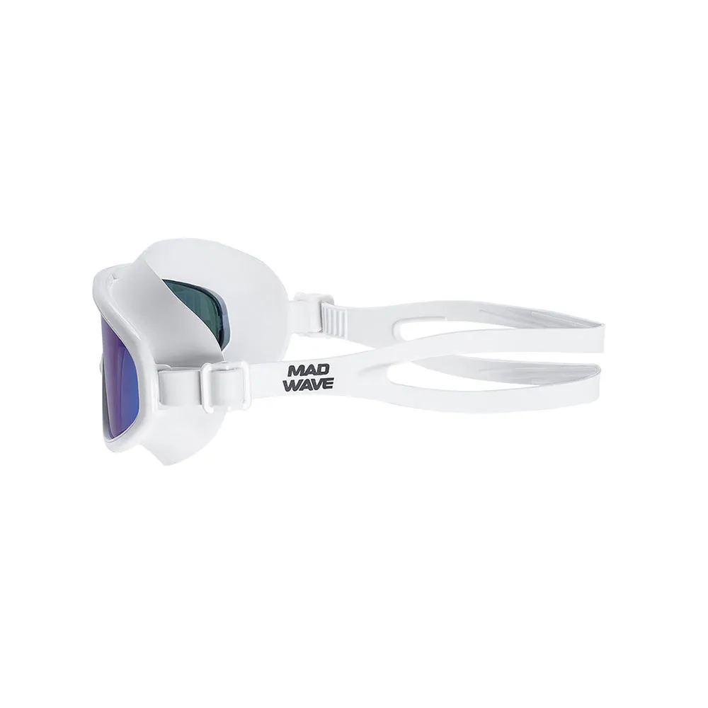 Madwave Target Rainbow Speil-svømmebriller unisex, White, One Size