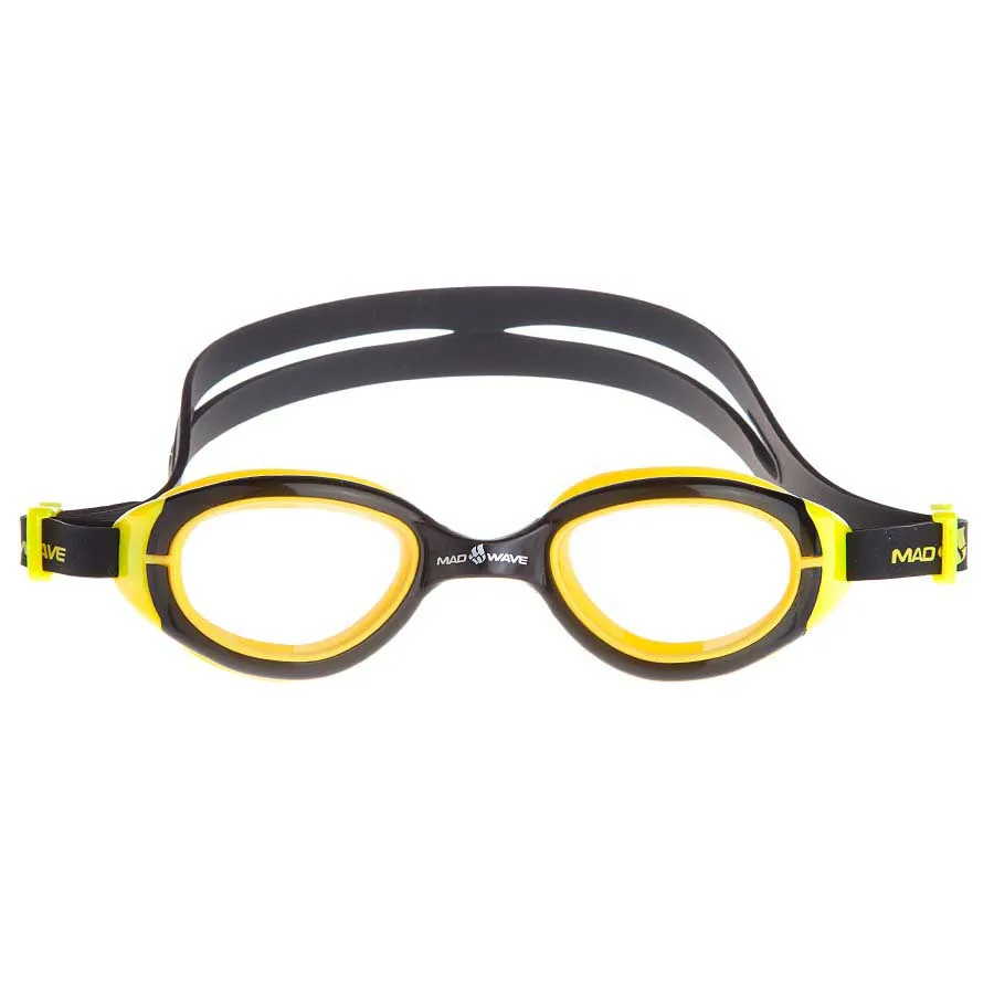Madwave Uv Bloker Svømmebriller For Barn unisex, Black / yellow, One Size