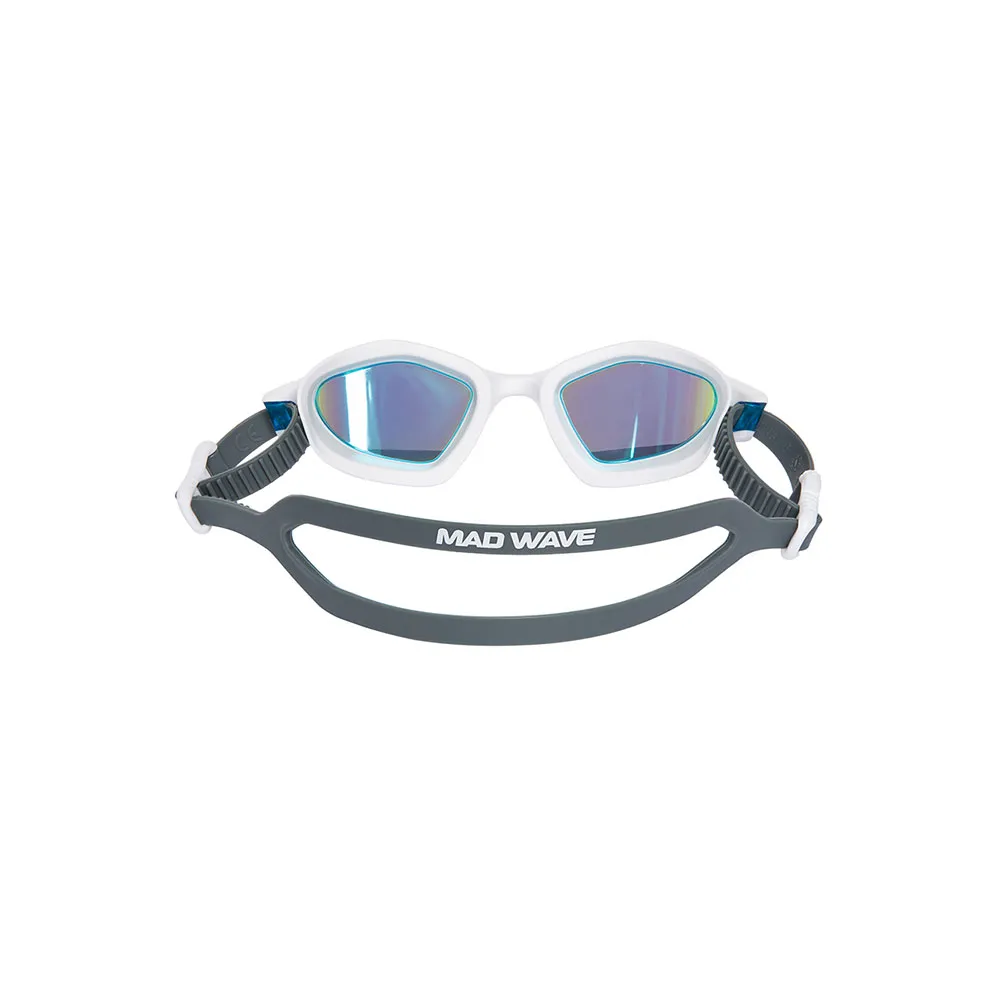Madwave Viper Rainbow Speil-svømmebriller unisex, White, One Size