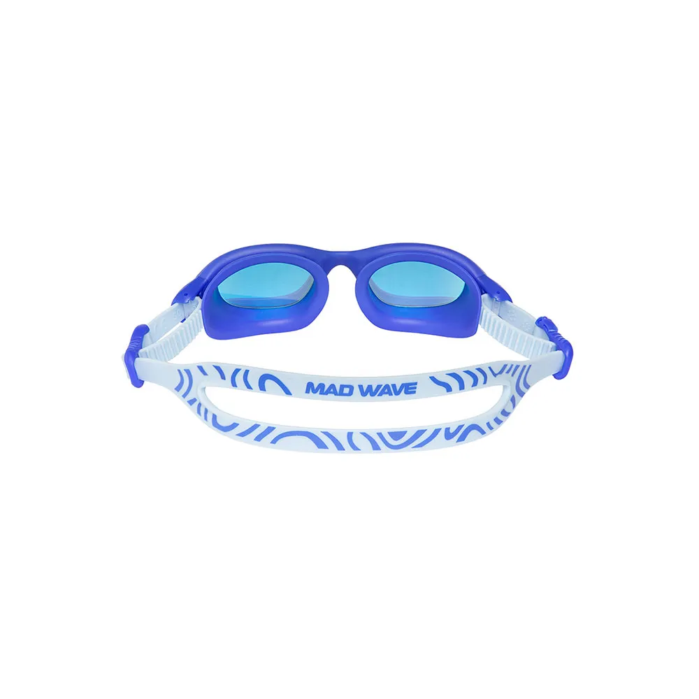 Madwave Zeebro Rainbow Junior Mirror Svømmebriller unisex, Blue, One Size