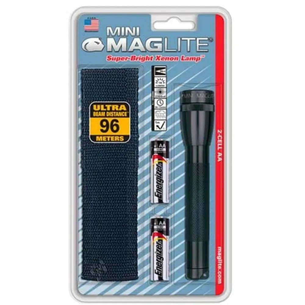 Mag-lite M2a01c Minimag Aa Lommelykt, Black, One Size
