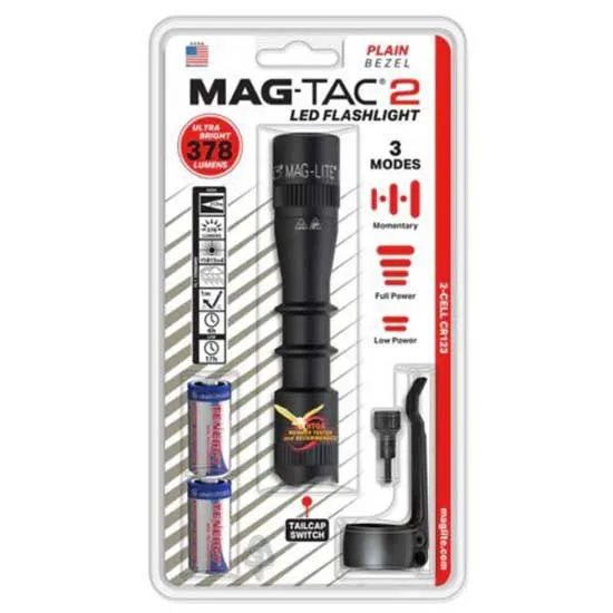 Mag-lite Mag-tac 2 Lommelykt, Black, One Size Mag-lite Mag-tac 2 Lommelykt, Black, One Size