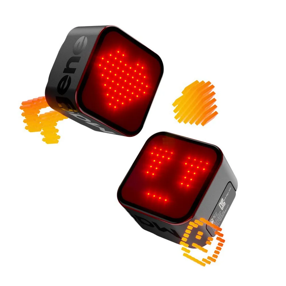 Magene L308 Baklys, Red / black, 30 Lysstyrker Magene L308 Baklys, Red / black, 30 Lysstyrker