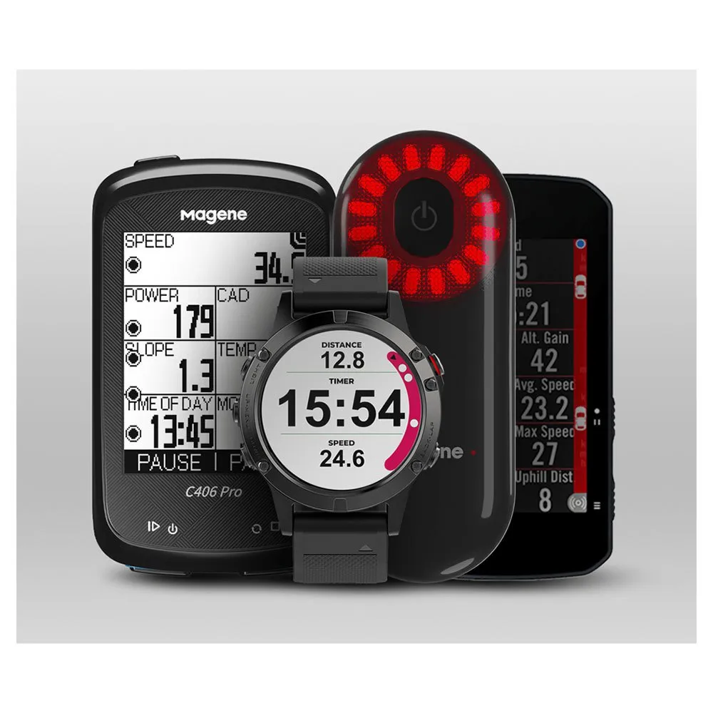 Magene L508 Radar Baklys, Black, One Size