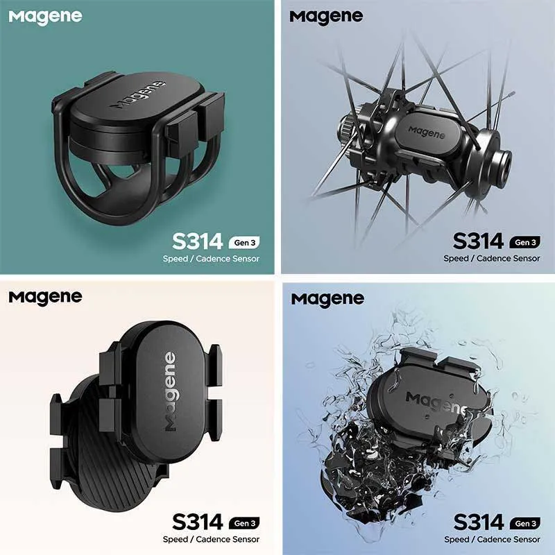 Magene S314 Hastighetssensor, Black Magene S314 Hastighetssensor, Black