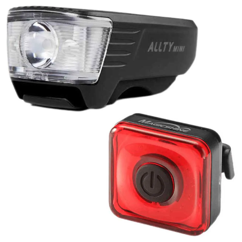 MagicShine Alty Mini+seemee 20 Sykkellyktesett, Black / red, 300 / 20 Lysstyrker