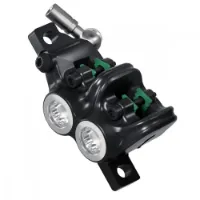 Magura MT5 eSTOP Kaliper, Svart, Ink. Bremseklosser