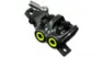 Magura MT7 Kaliper, MT15 Mystic Grey, Yellow Cover, Silver, One Size