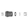 Mahle X20 Shimano Micro Spline Aluminum Freehub-kropp, Black / silver, One Size