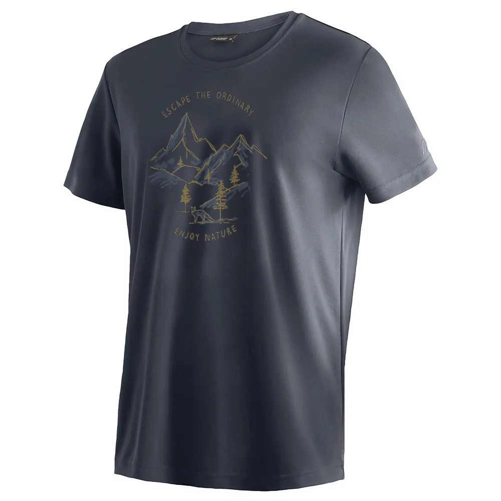 Maier Sports Dieter Print Kortarmet T-skjorte