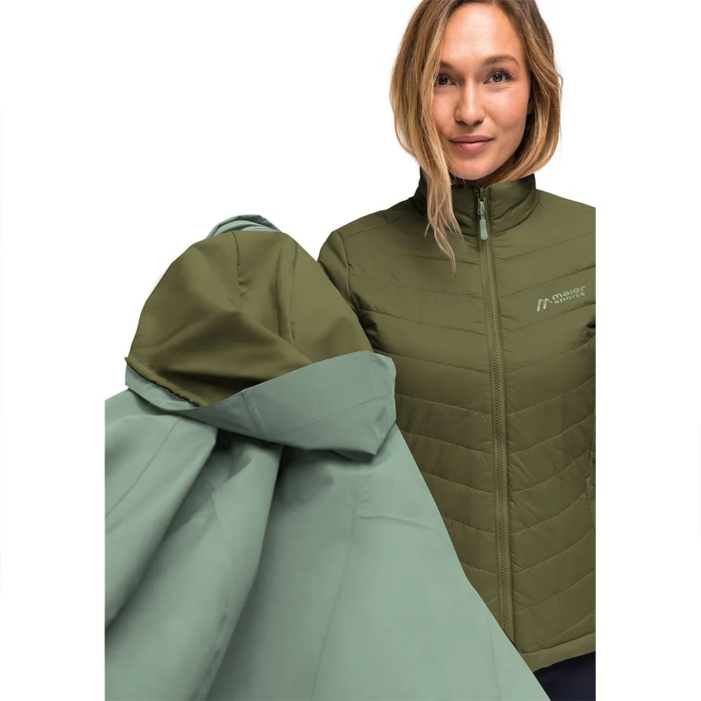 Maier Sports Lisbon 3in1 Jakke, Luscious moss / green goose, Regular Maier Sports Lisbon 3in1 Jakke, Luscious moss / green goose, Regular