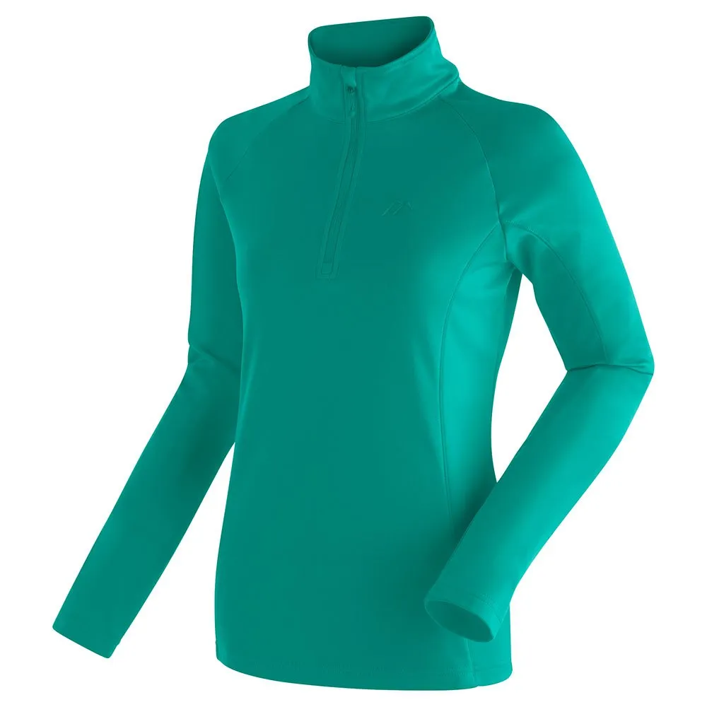 Maier Sports Midlayer Eva Fleecejakke Med Halv Glidelås