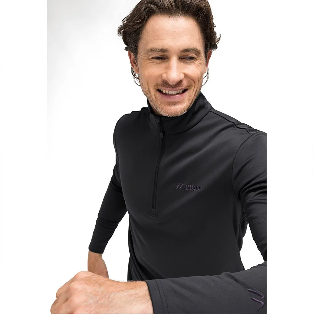 Maier Sports Midlayer Felix Fleecejakke Med Halv Glidelås Maier Sports Midlayer Felix Fleecejakke Med Halv Glidelås