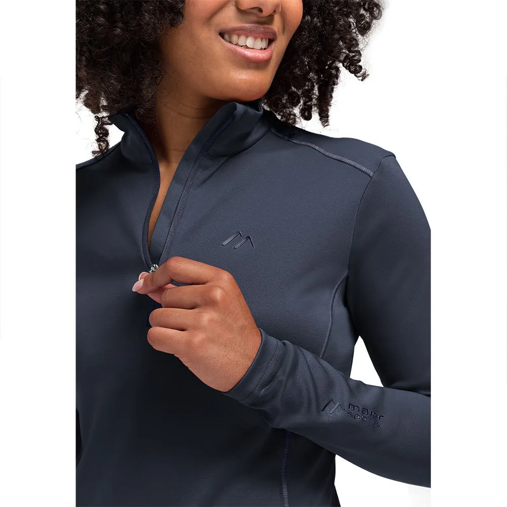 Maier Sports Midlayer Jenna Rec Fleecejakke Med Halv Glidelås Maier Sports Midlayer Jenna Rec Fleecejakke Med Halv Glidelås