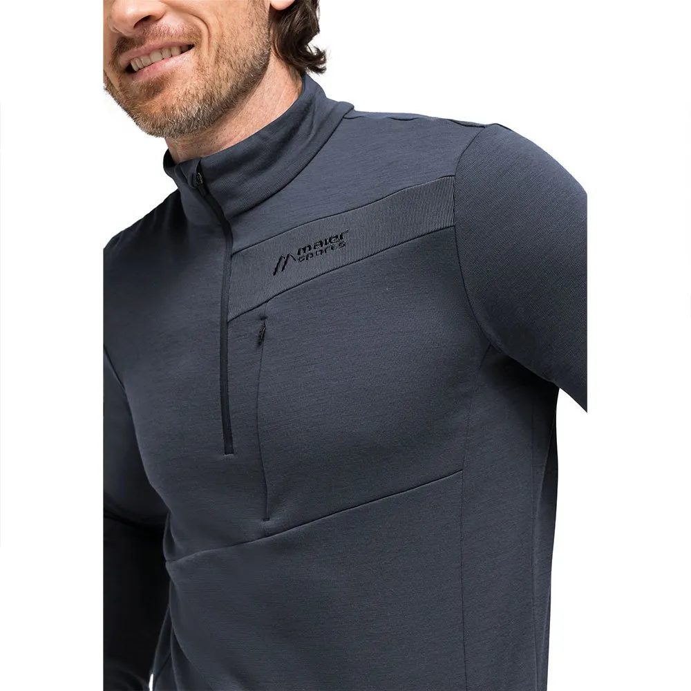 Maier Sports Midlayer Skutvik Hz M Fleecejakke Med Halv Glidelås