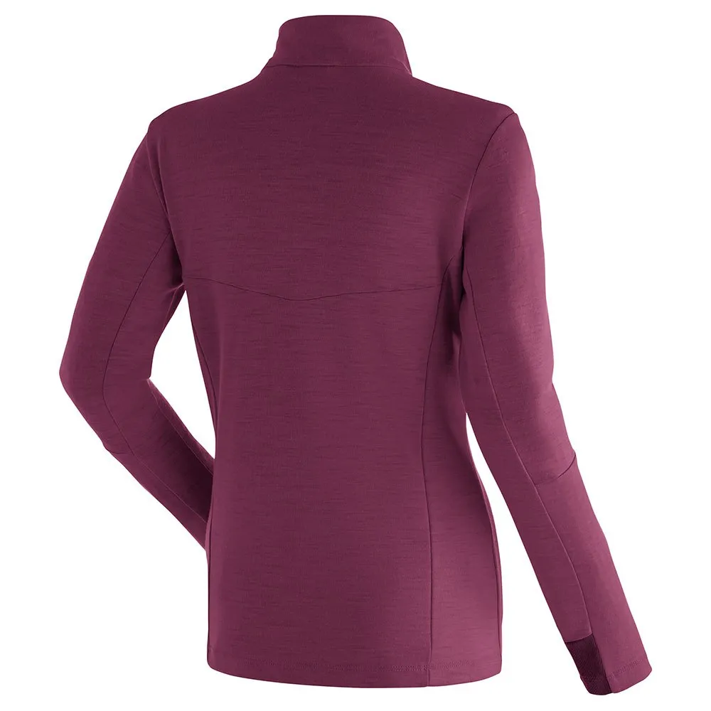 Maier Sports Midlayer Skutvik Hz W Fleecejakke Med Halv Glidelås