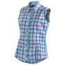 Blue red check