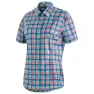 Blue red check