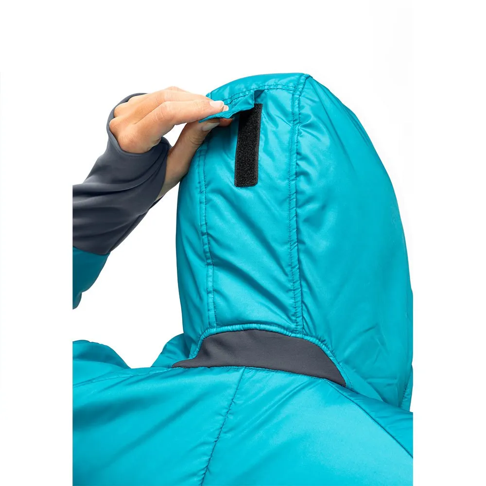 Maier Sports Sirkos Wool W Jakke, Tealpop / ombre bl Maier Sports Sirkos Wool W Jakke, Tealpop / ombre bl