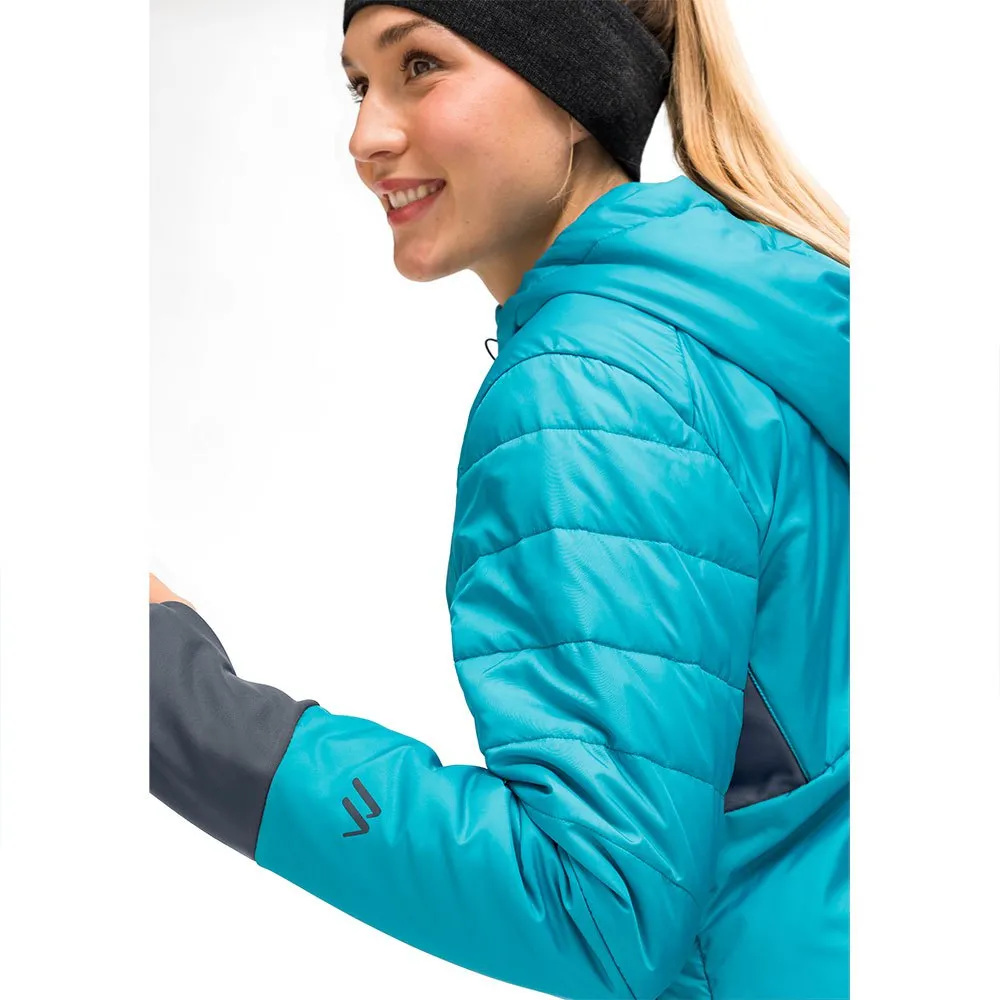 Maier Sports Sirkos Wool W Jakke, Tealpop / ombre bl Maier Sports Sirkos Wool W Jakke, Tealpop / ombre bl