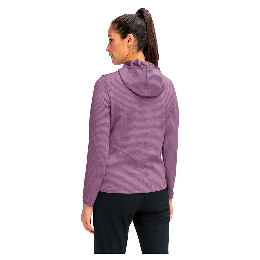 Maier Sports Tesila Hood W Fleecejakke Med Full Glidelås Maier Sports Tesila Hood W Fleecejakke Med Full Glidelås
