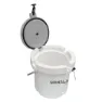Makala Gs50250 20l Round Stiv Bærbar Kjøleboks, White / grey, 45 x 42 x 37cm