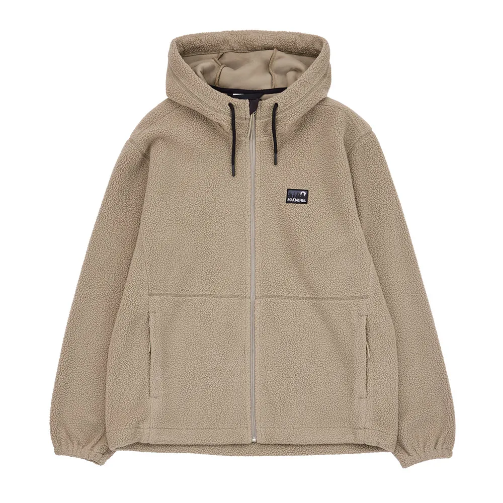 Makia Gravel Hooded Fleecejakke Med Full Glidelås