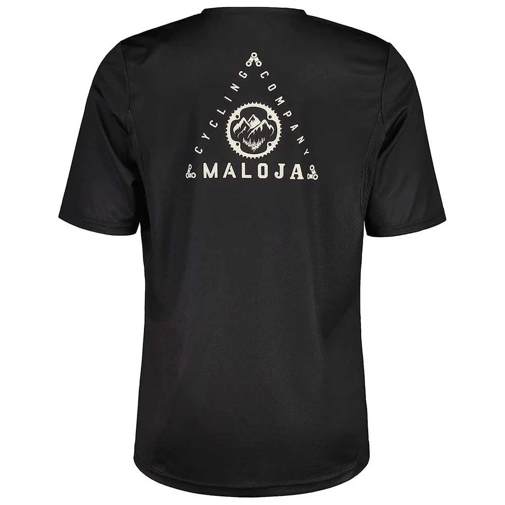 Maloja Anterom. All Mountain Gravel Kort Ermet Trøye, Moonless, M