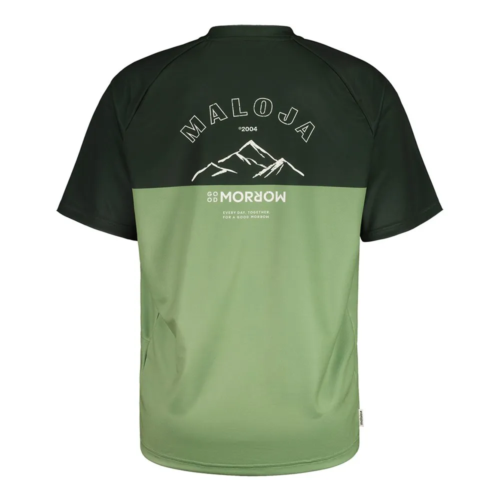 Maloja Barettim. All Mountain Kort Ermet Trøye, Pastel clover multi, M Maloja Barettim. All Mountain Kort Ermet Trøye, Pastel clover multi, M