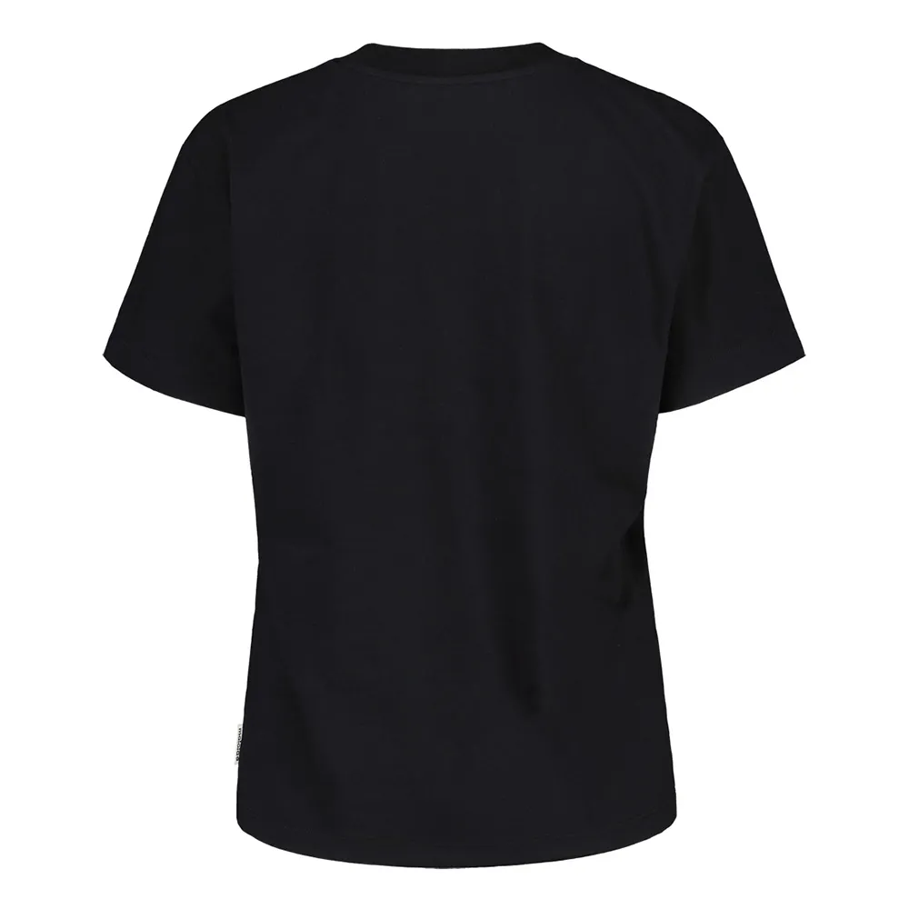 Maloja Matram Kortarmet T-skjorte, Deep black