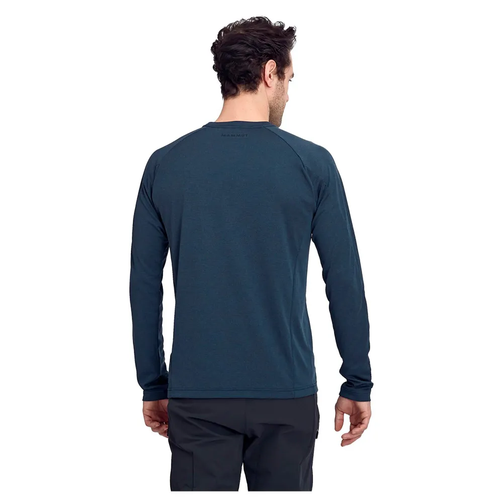 Mammut Aegility Langarmet T-skjorte, Marine melange