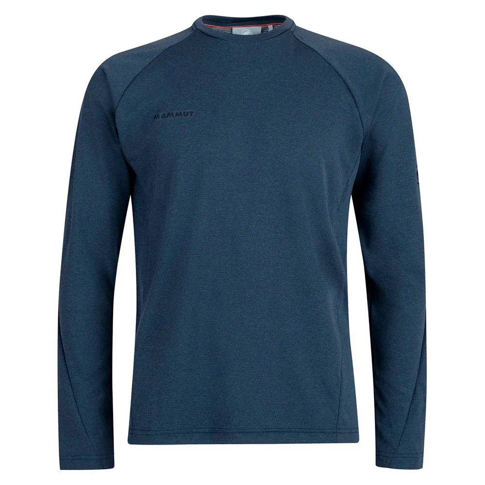 Mammut Aegility Langarmet T-skjorte, Marine melange