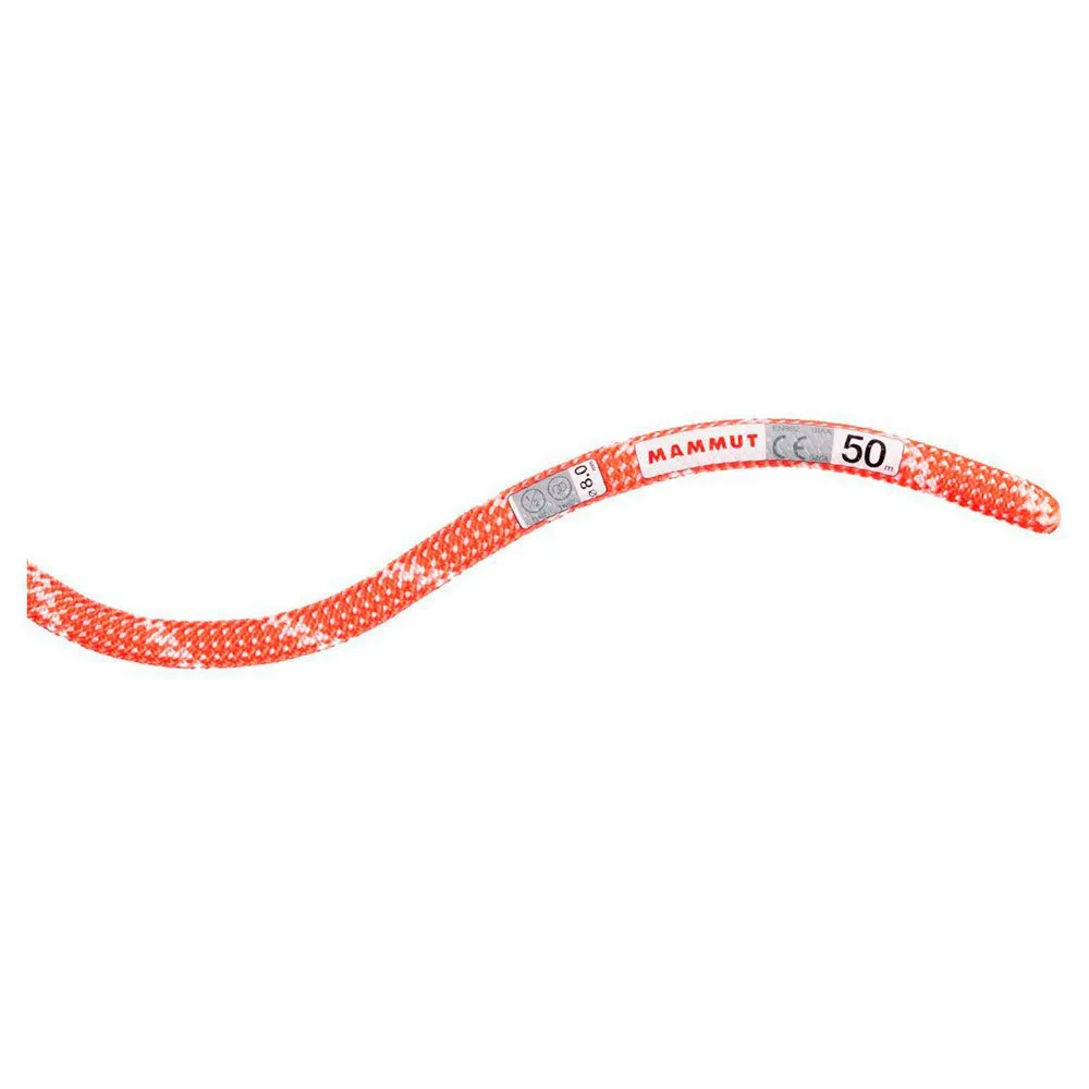 Mammut Alpine Classic 8.0 Mm Tau, Classic standard. orange / white, 50m