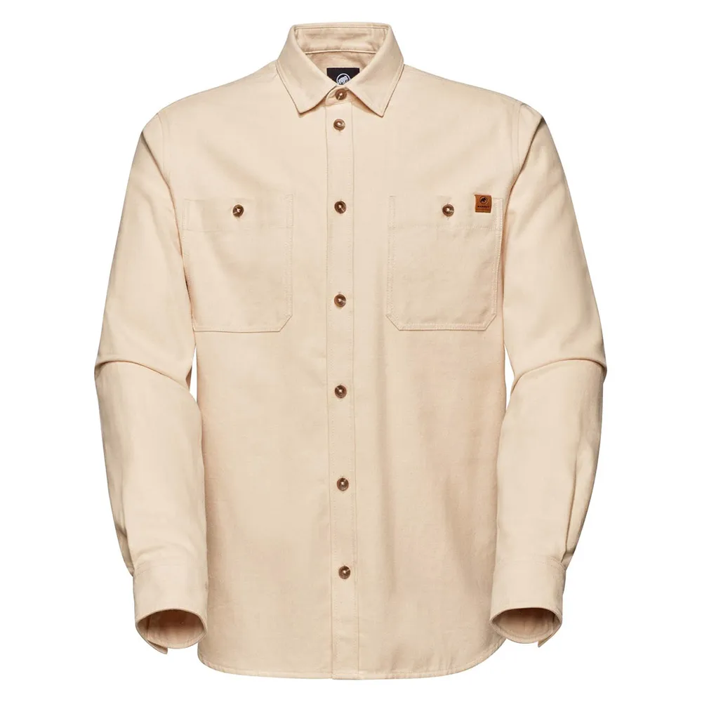 Mammut Alvra Undyed Skjorte Med Lange Ermer, Light brown undyed