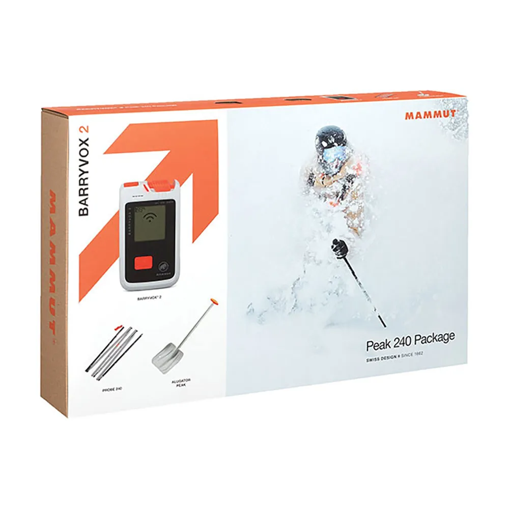 Mammut Barryvox 2 Peak 240 Skredsett, White, One Size