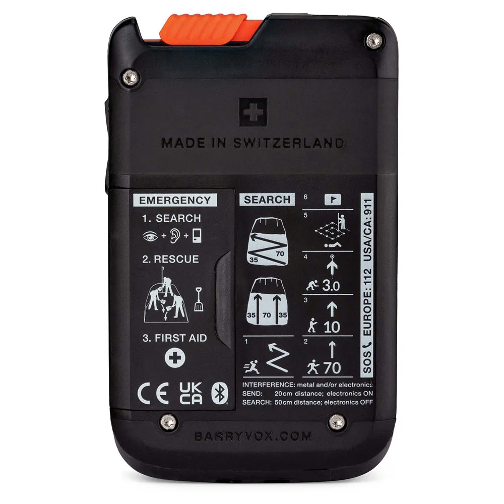 Mammut Barryvox S2 Skredsøker, Black, One Size Mammut Barryvox S2 Skredsøker, Black, One Size