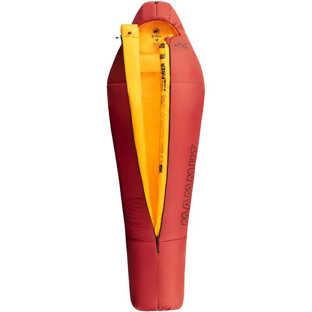 Mammut Comfort Fiber -7ºc Sovepose, Beech, Central Zipper Mammut Comfort Fiber -7ºc Sovepose, Beech, Central Zipper