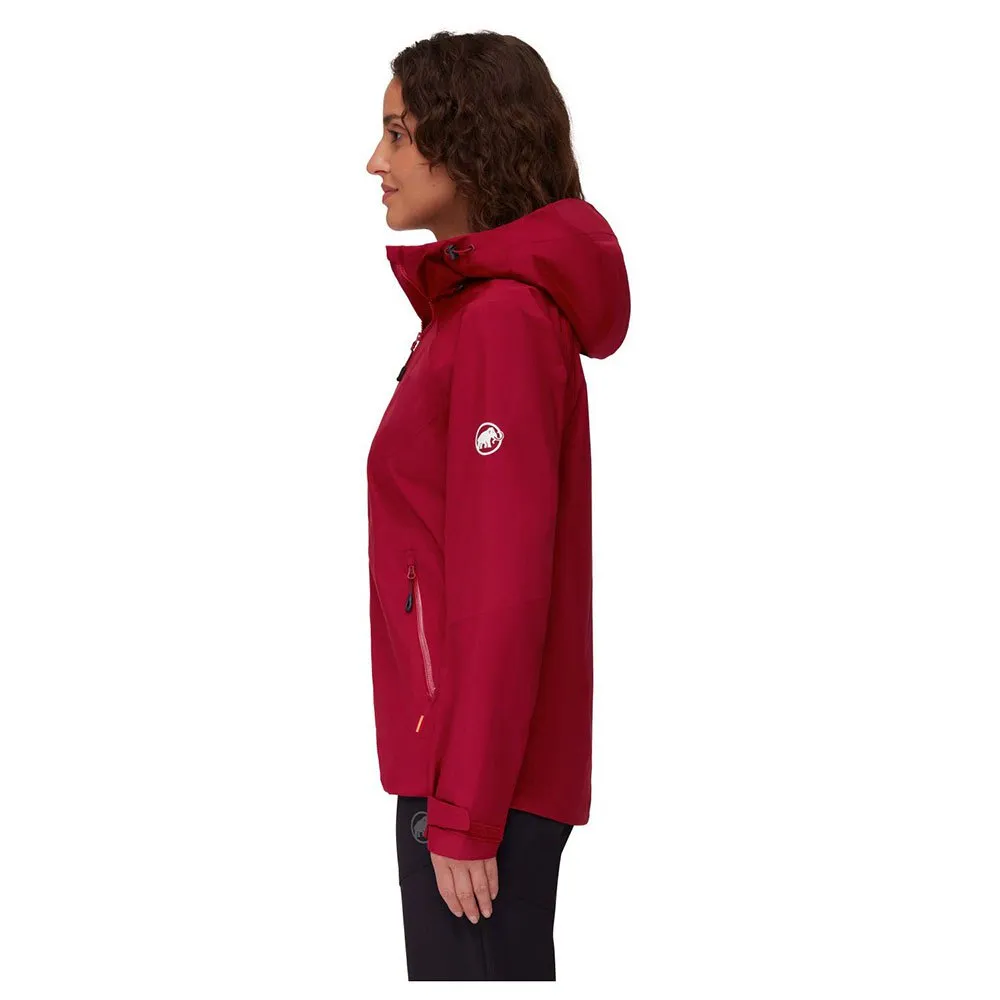 Mammut Convey Tour Hs Jakke Refurbished, Blood red / black