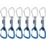 Mammut Crag Wire 10 cm Indicator 6-Pack Quickdraws, Silver / ultramarine, 10cm