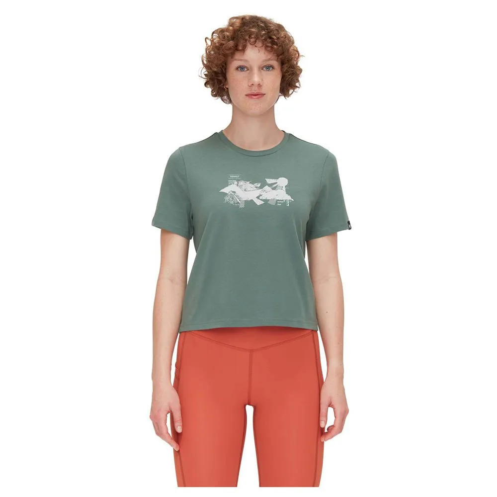 Mammut Massone Cropped Rocks Kortarmet T-skjorte