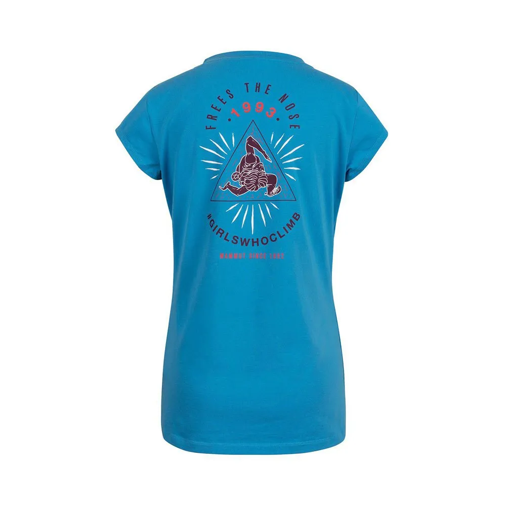 Mammut Massone Kortarmet T-skjorte, Gentian print 1 Mammut Massone Kortarmet T-skjorte, Gentian print 1