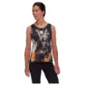 Mammut Massone Sport Sender Ermeløs T-skjorte, Black / tangerine
