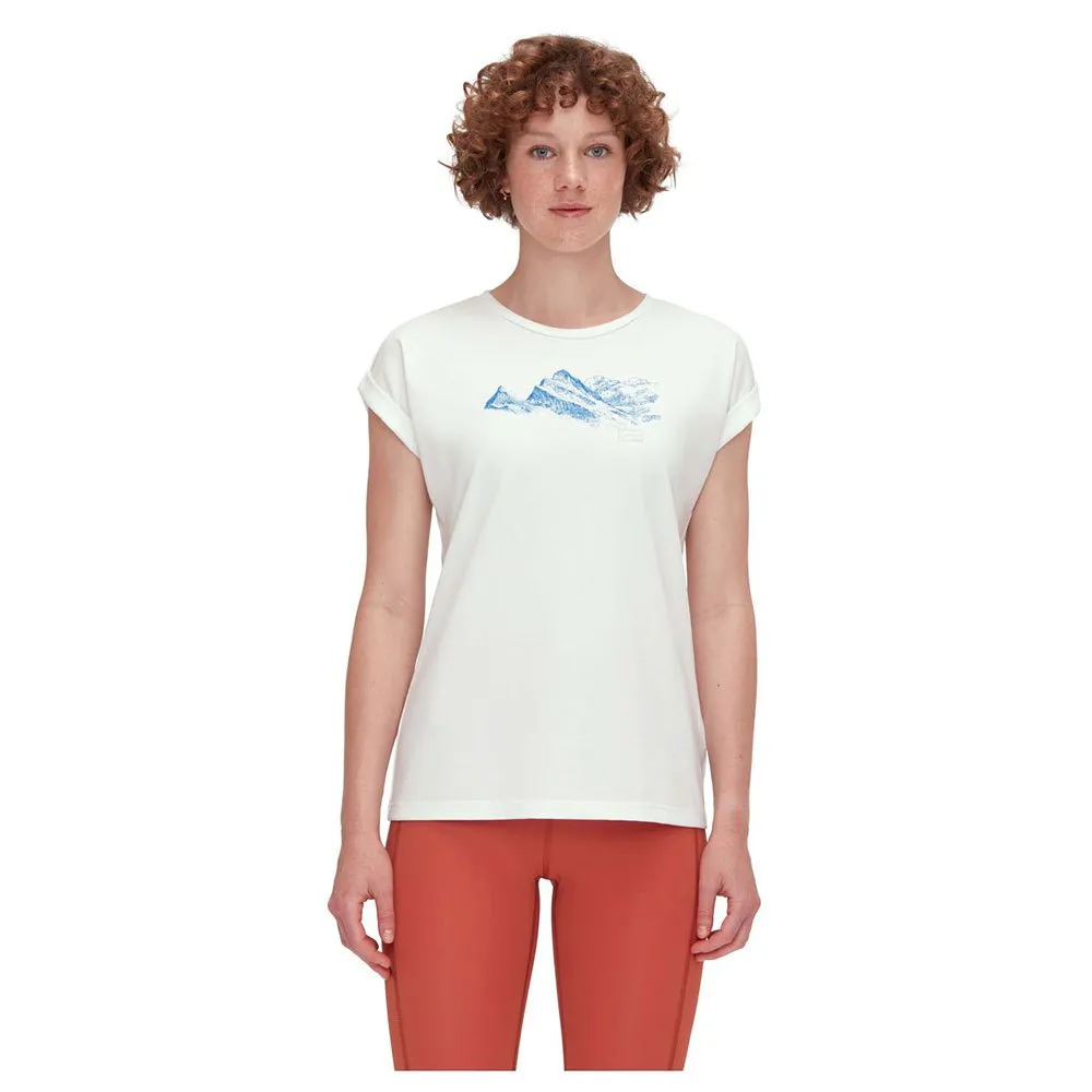Mammut Mountain Finsteraarhorn Kortarmet T-skjorte, Off white