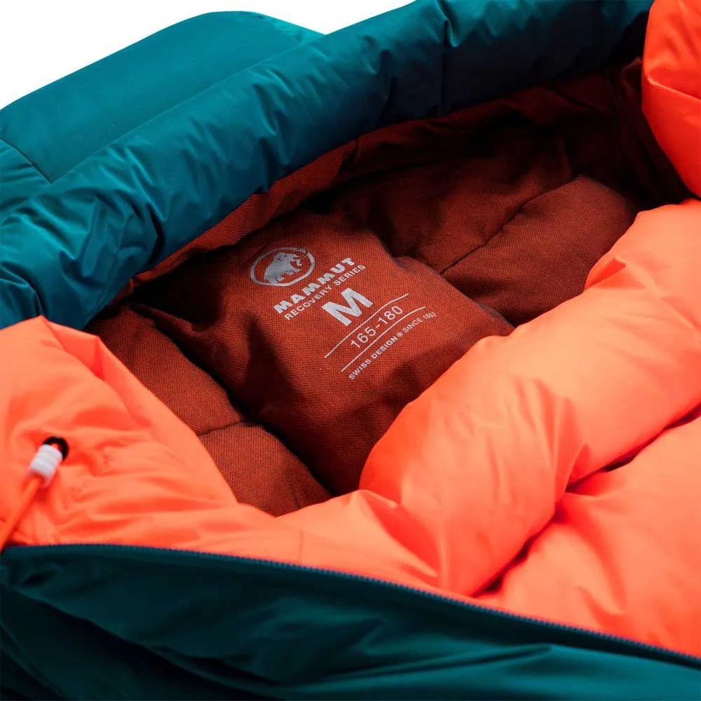 Mammut Protect Down -21ºc Sovepose, Petrol, Central Zipper