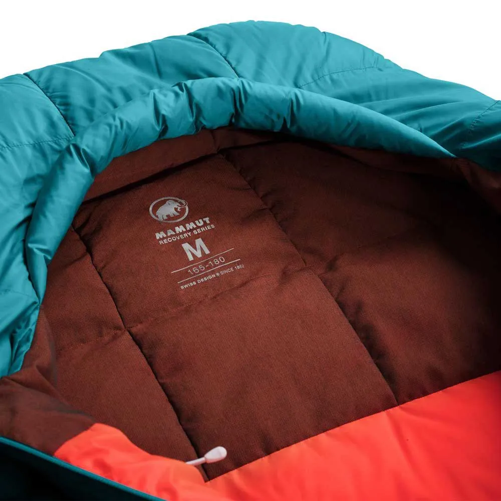 Mammut Relax Down -2ºc Sovepose For Kvinner, Petrol, Central Zipper Mammut Relax Down -2ºc Sovepose For Kvinner, Petrol, Central Zipper