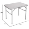 Marbueno Summer 10013 D25 75x55x25/60 Cm Høydejusterbart Sammenleggbart Campingbord unisex, Assorted, 75 x 55 x 25/60cm